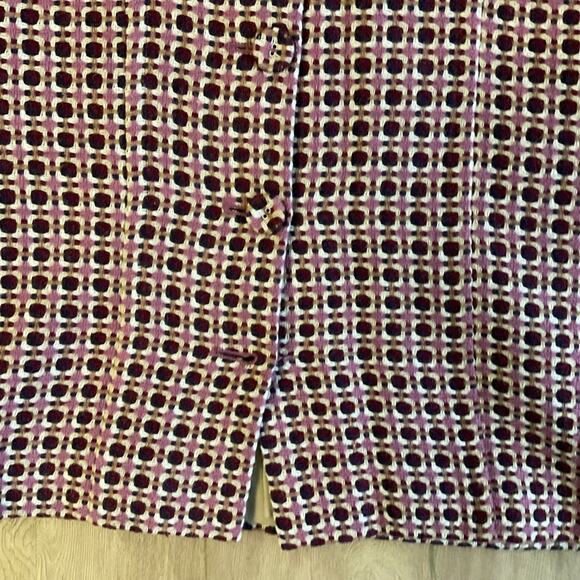 VTG Y2K Body by Victoria Button Pencil Skirt  pink tweed office siren sexy sz 2 - Picture 5 of 16
